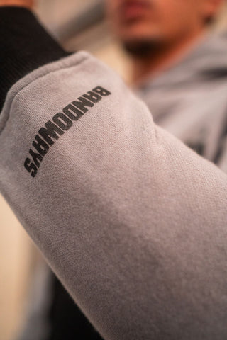 Bandoways Smoked Grey Buckle Hoodie